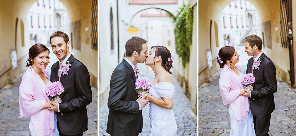 Lenka a Jirka na svatbě v Olomouc