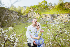 Těhotenské foto skvělého páru