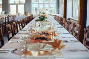 Detailní fotografie svatební tabule