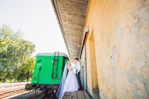 Vtipná fotografie z mutěnického nádraží